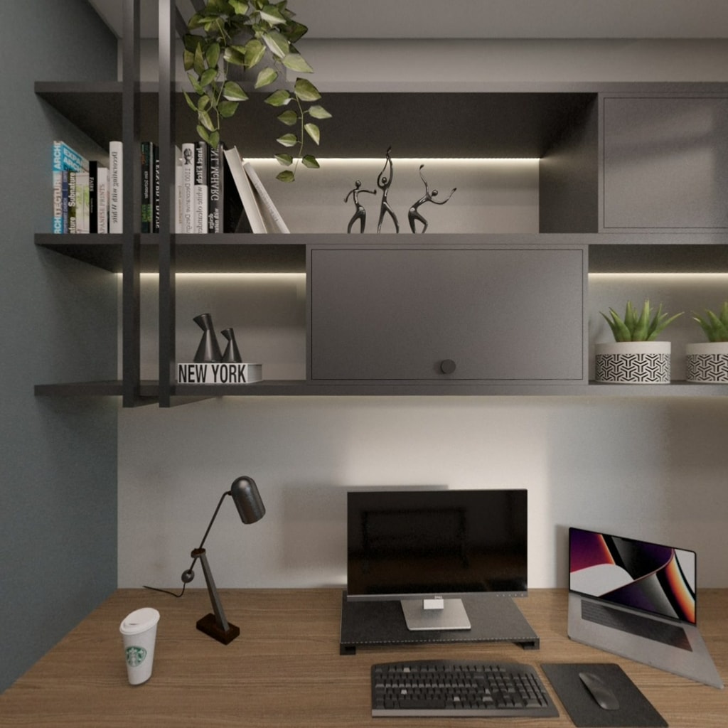 Tour 3D — Home Office Moderno